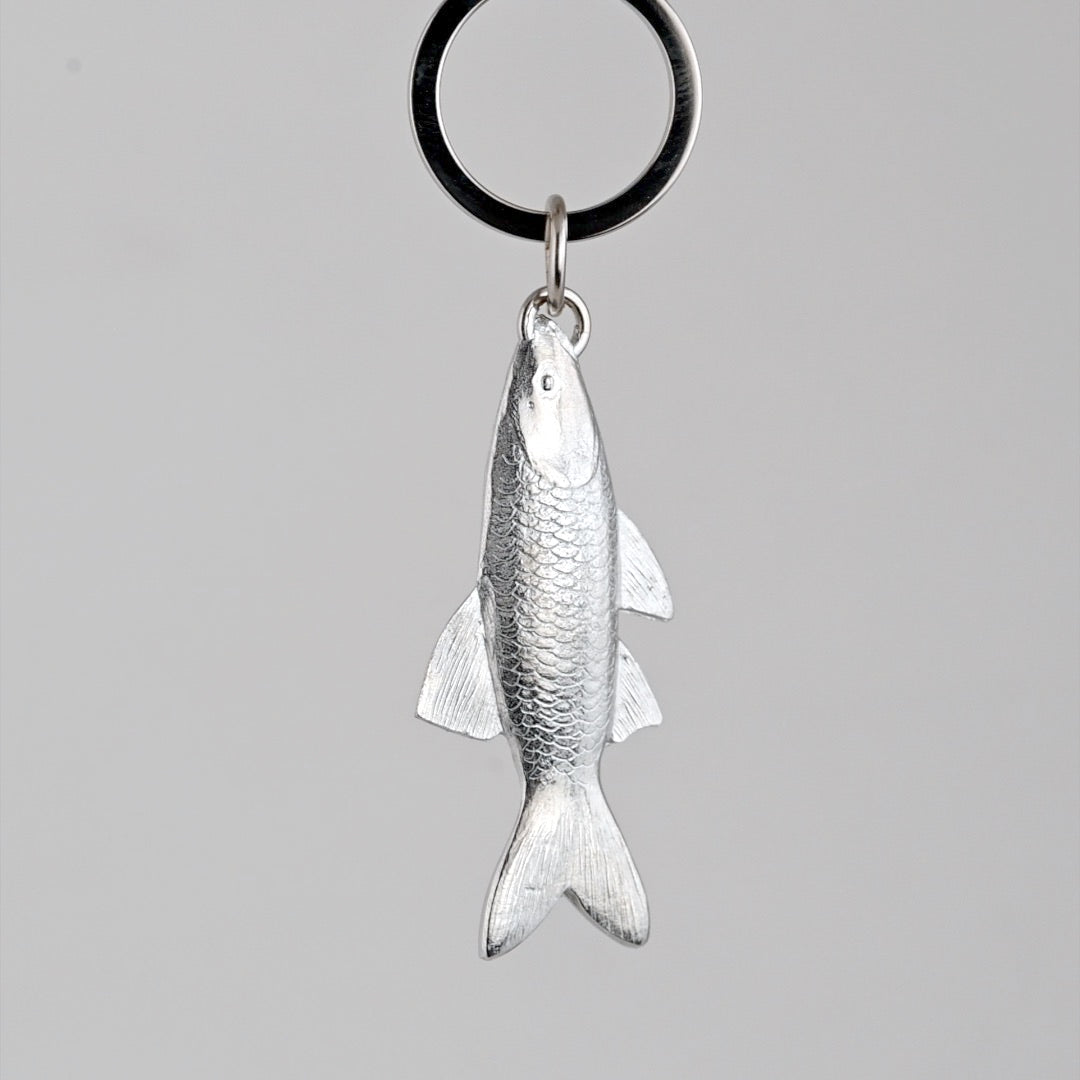 Fish Pewter Key Ring - Lancaster and Gibbings