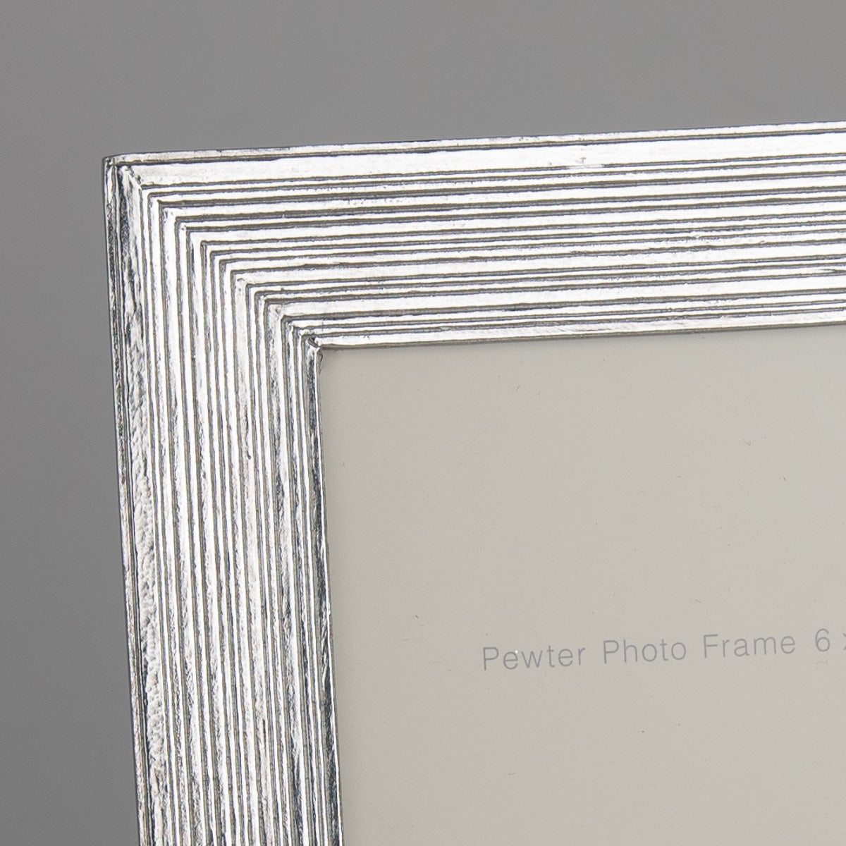 Rippled Pewter Small Photo Frame